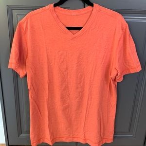 Lululemon V Neck - Salmon pink color- Size L